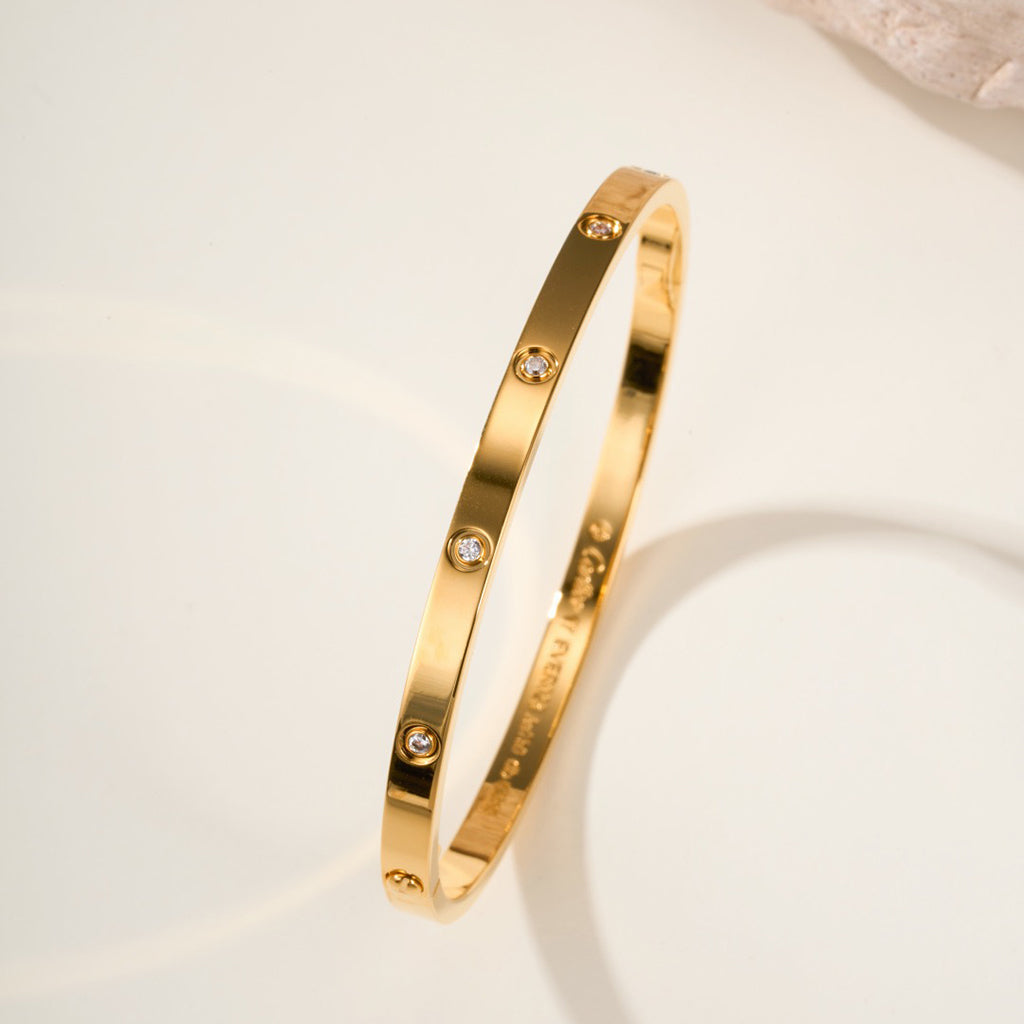 [Blue Tears Jewelry]LOVE BRACELET 3.65MM 10 DIAMONDS