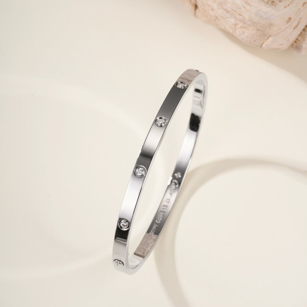 [Blue Tears Jewelry]LOVE BRACELET 3.65MM 10 DIAMONDS