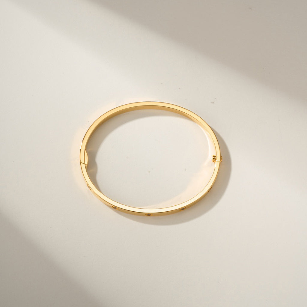 [Blue Tears Jewelry]LOVE BRACELET 3.65MM 10 DIAMONDS
