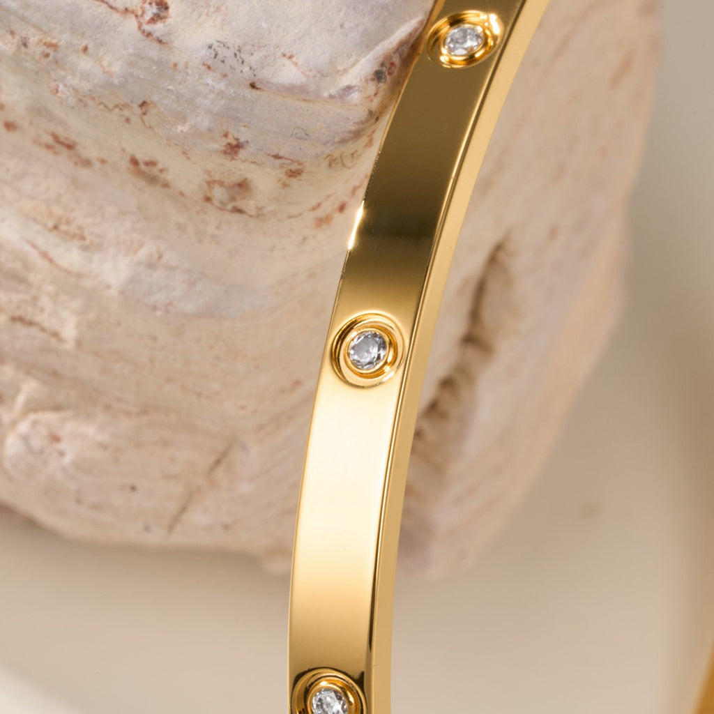 [Blue Tears Jewelry]LOVE BRACELET 3.65MM 10 DIAMONDS