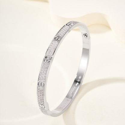 [Blue Tears Jewelry]LOVE BRACELET 4.8MM DIAMOND-PAVED