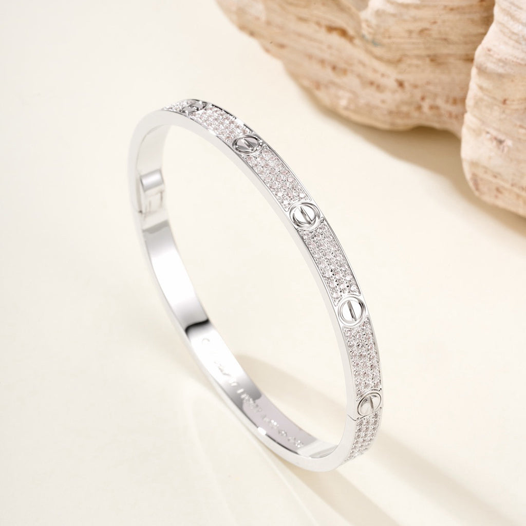 [Blue Tears Jewelry]LOVE BRACELET 4.8MM DIAMOND-PAVED