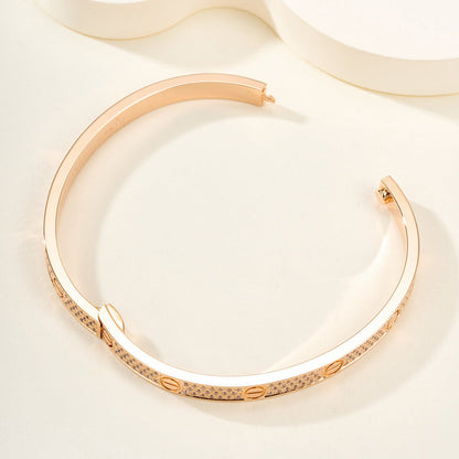 [Blue Tears Jewelry]LOVE BRACELET 4.8MM DIAMOND-PAVED