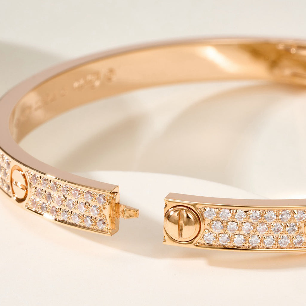 [Blue Tears Jewelry]LOVE BRACELET 4.8MM DIAMOND-PAVED