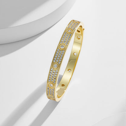 [Blue Tears Jewelry]LOVE BRACELET 6.1MM DIAMOND-PAVED 10 BIG DIAMONDS