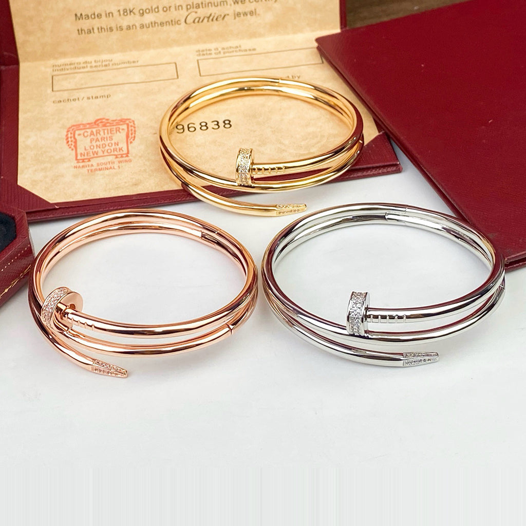 [Blue Tears Jewelry]JUSTE BRACELET 3.5MM DOUBLE ROW DIAMOND