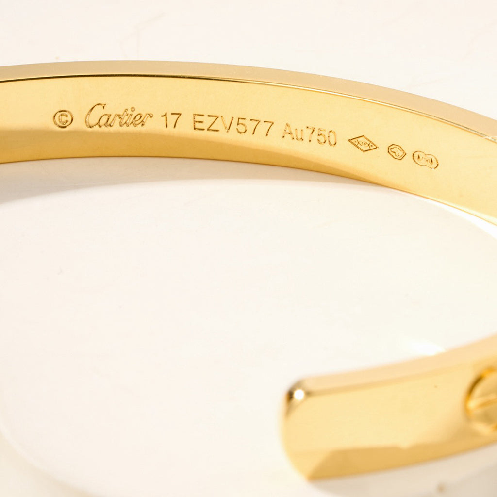 [Blue Tears Jewelry]LOVE BRACELET 6.1MM OPEN CUFF