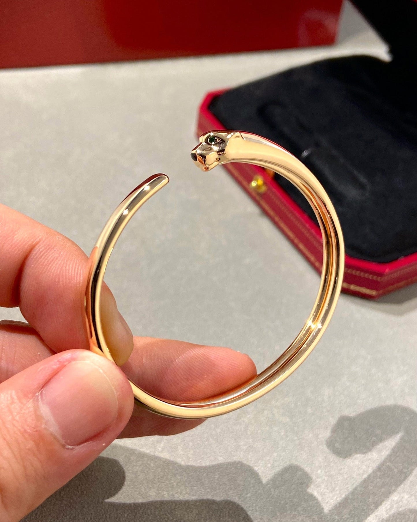 [Blue Tears Jewelry]PANTHERE OPEN BRACELET