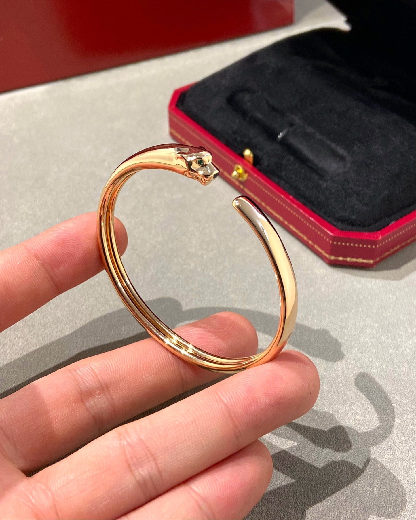 [Blue Tears Jewelry]PANTHERE OPEN BRACELET