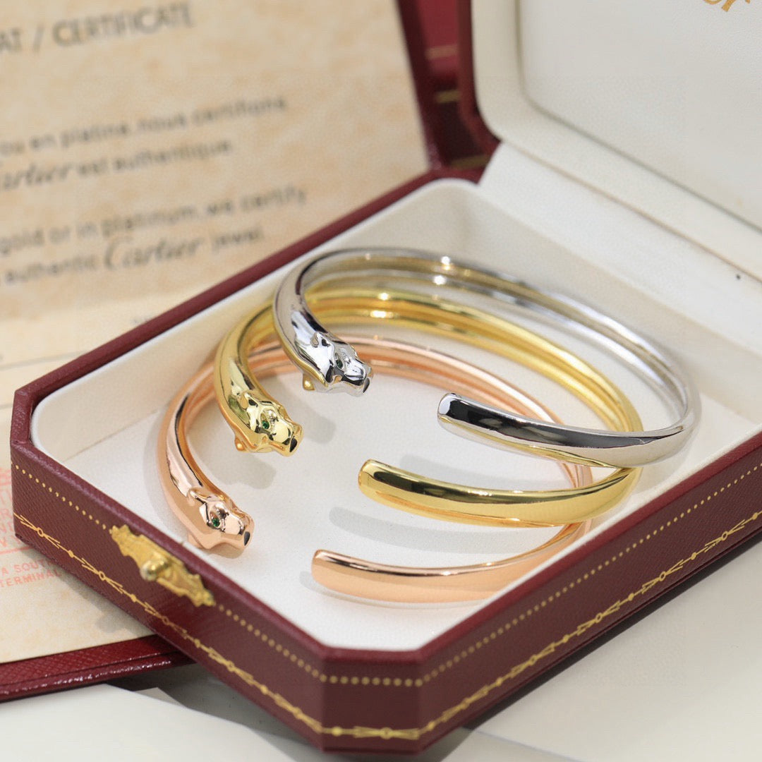 [Blue Tears Jewelry]PANTHERE OPEN BRACELET