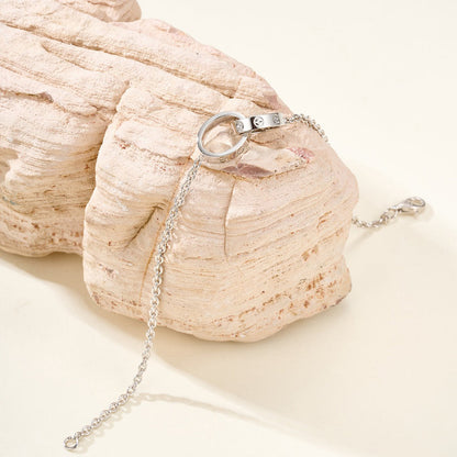 [Blue Tears Jewelry]LOVE BRACELET DOUBLE RING
