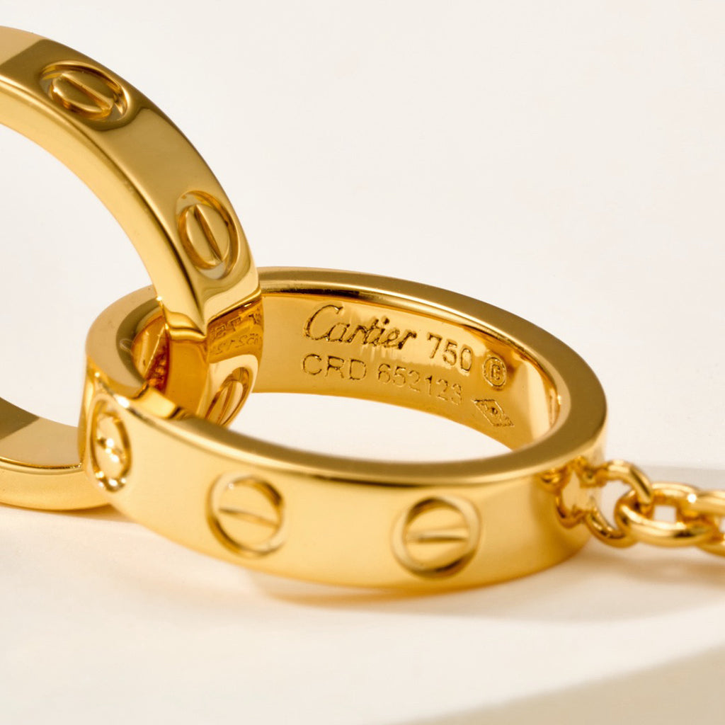 [Blue Tears Jewelry]LOVE BRACELET DOUBLE RING