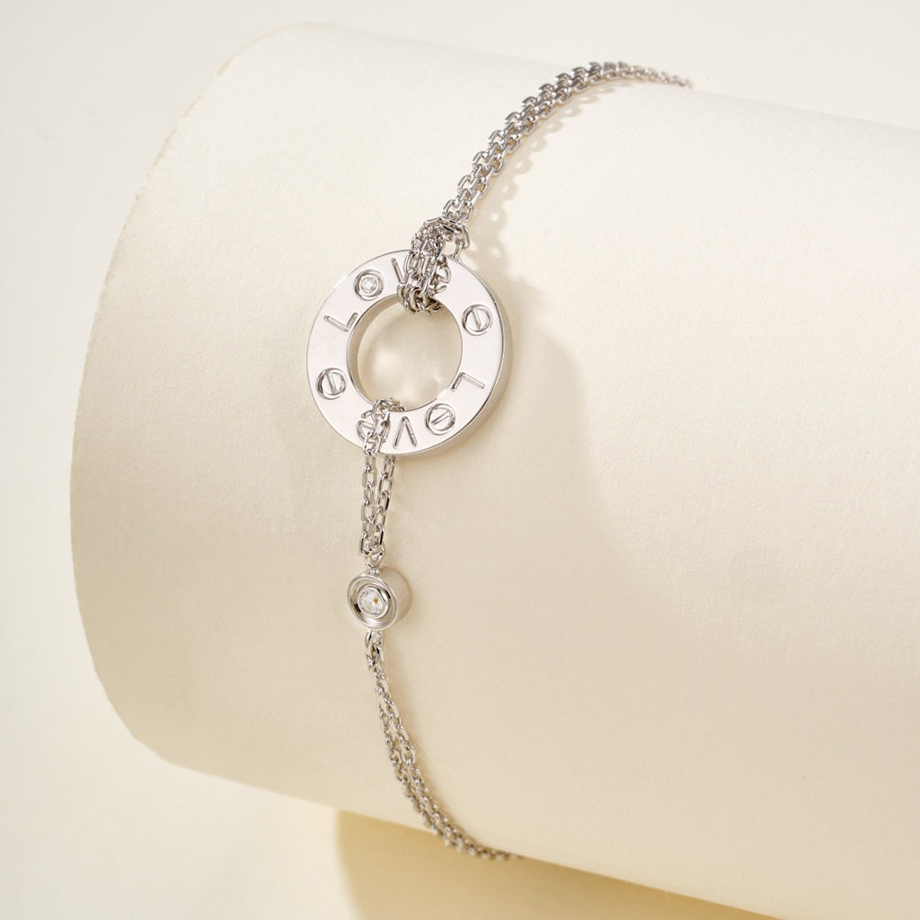 [Blue Tears Jewelry]LOVE BRACELET 2 DIAMOND