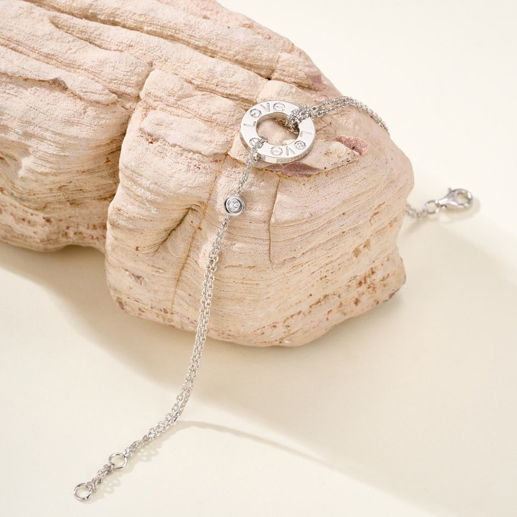 [Blue Tears Jewelry]LOVE BRACELET 2 DIAMOND