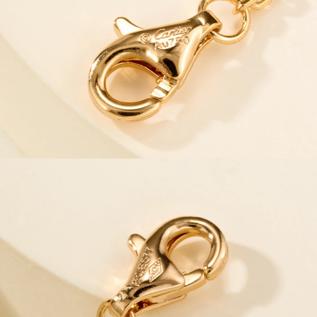 [Blue Tears Jewelry]LOVE DOUBLE RING FULL DIAMOND BRACELET