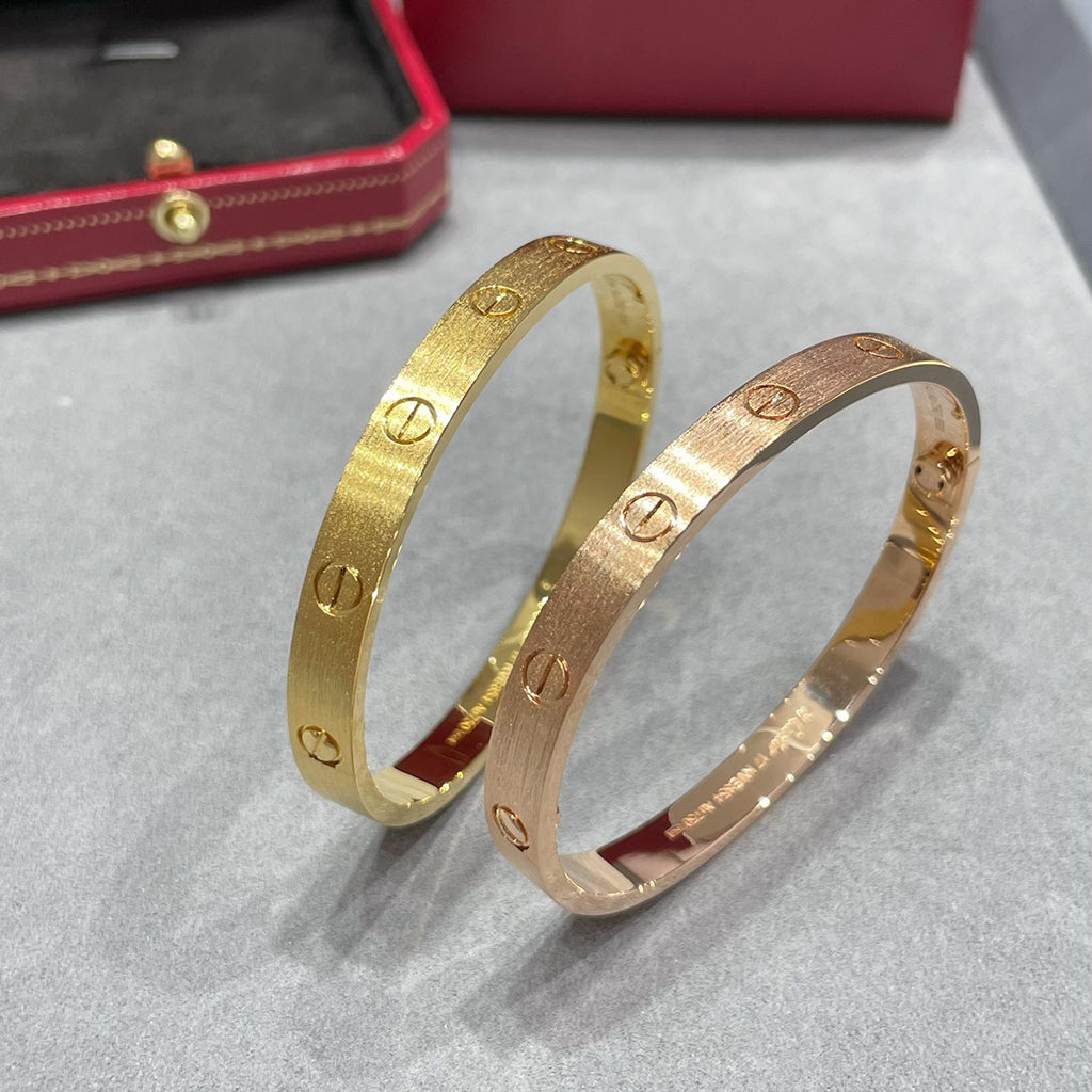 [Blue Tears Jewelry]LOVE BRACELET 6.1MM BRUSHED