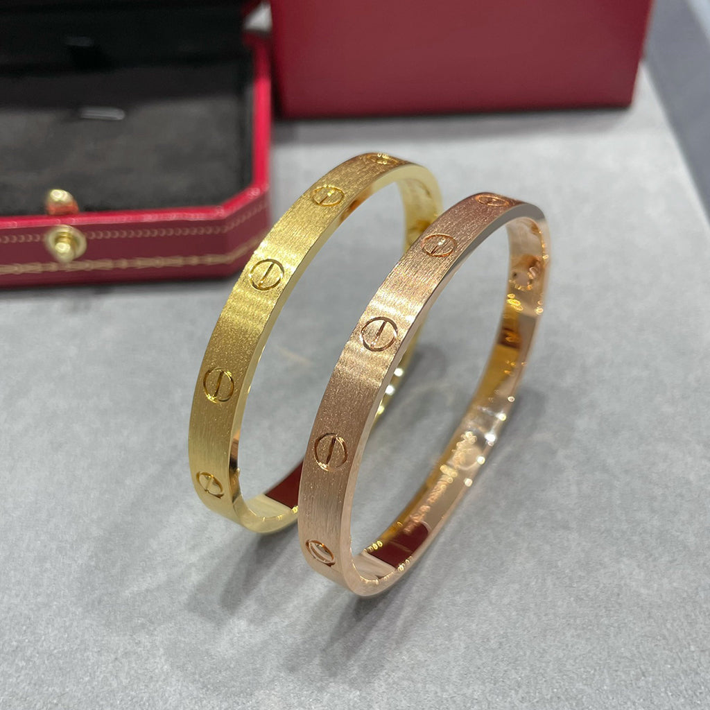 [Blue Tears Jewelry]LOVE BRACELET 6.1MM BRUSHED