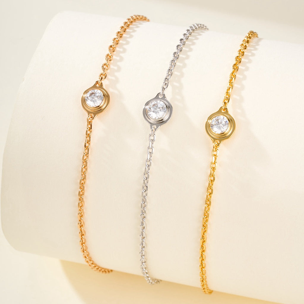 [Blue Tears Jewelry]DAMOUR BRACELET 1 DIAMOND