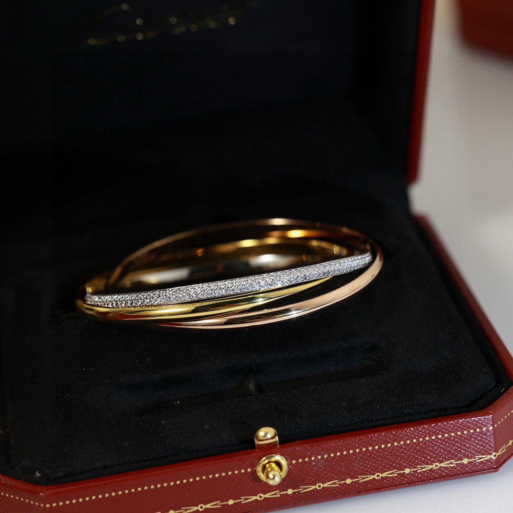 [Blue Tears Jewelry]TRINITY 2.8MM SMALL BRACELET
