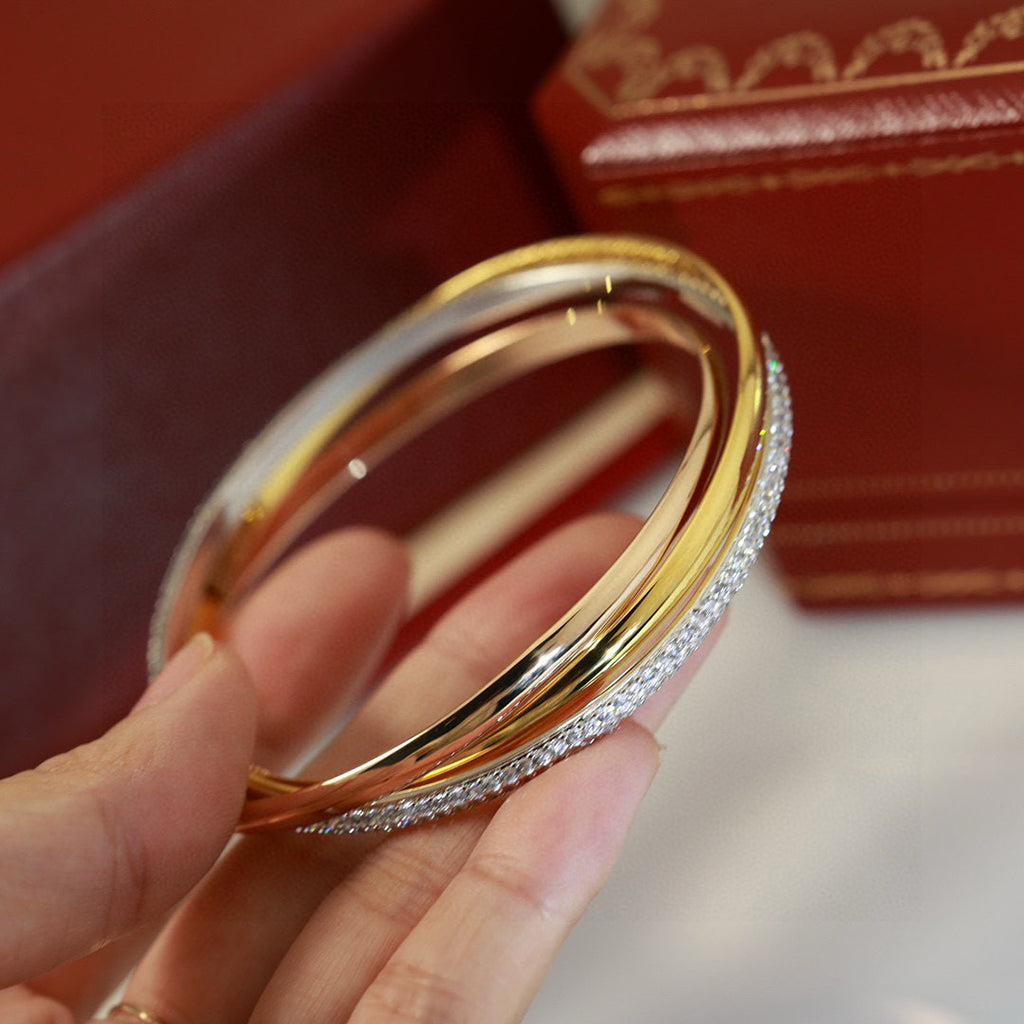[Blue Tears Jewelry]TRINITY 2.8MM SMALL BRACELET