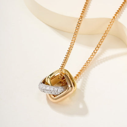 [Blue Tears Jewelry]TRINITY CUSHION NECKLACE COLLECTION