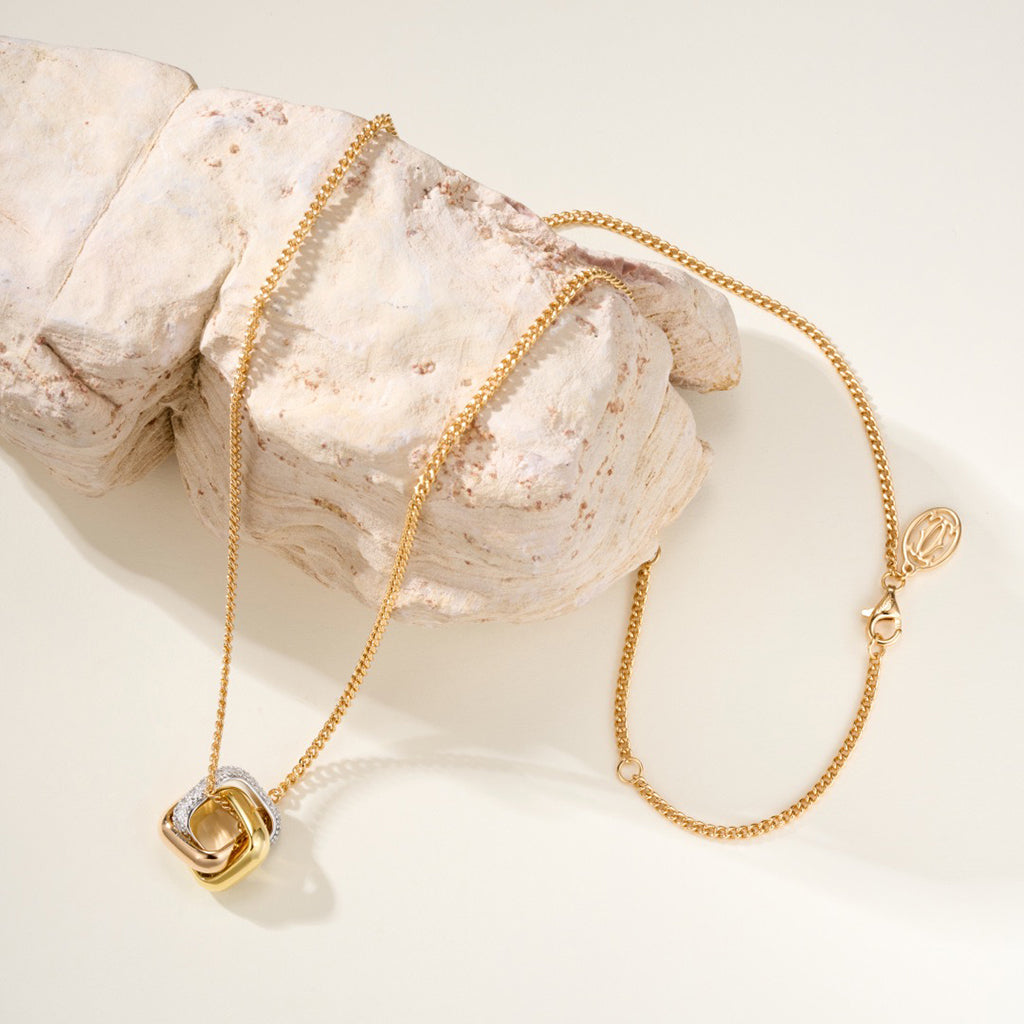 [Blue Tears Jewelry]TRINITY CUSHION NECKLACE COLLECTION
