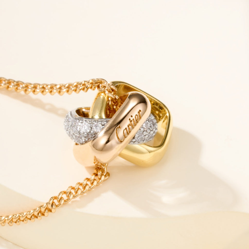 [Blue Tears Jewelry]TRINITY CUSHION NECKLACE COLLECTION