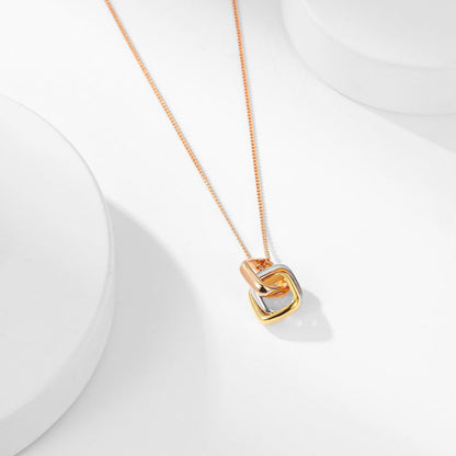 [Blue Tears Jewelry]TRINITY CUSHION NECKLACE COLLECTION