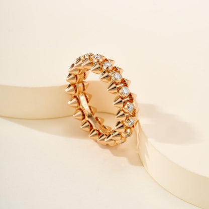 [Blue Tears Jewelry]CLASH 6.8MM DIAMOND MEDIUM RING