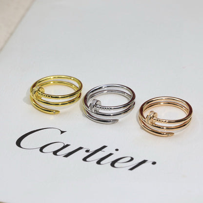 [Blue Tears Jewelry]JUSTE RING 4.8MM HALF DIAMOND