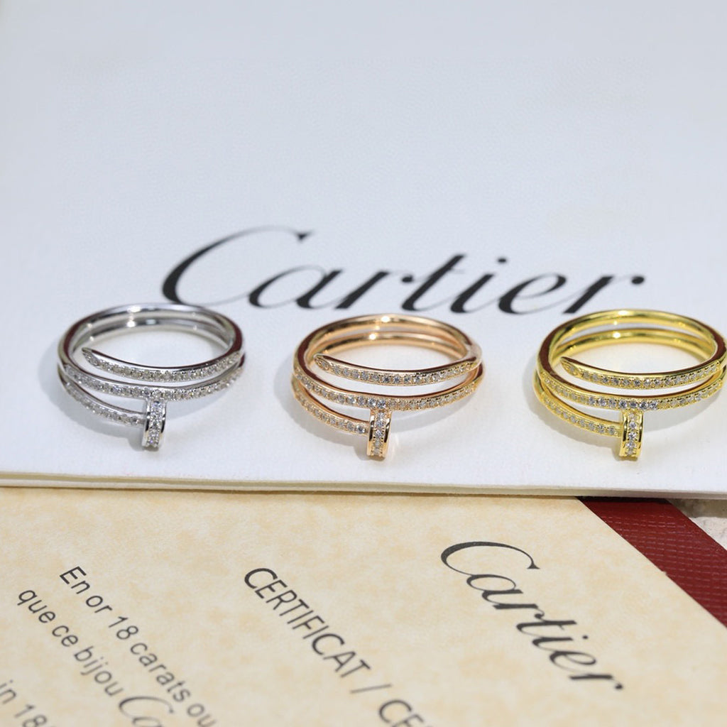 [Blue Tears Jewelry]JUSTE RING 4.8MM FULL DIAMOND