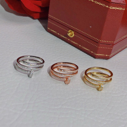 [Blue Tears Jewelry]JUSTE RING 4.8MM FULL DIAMOND