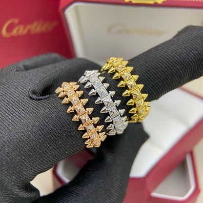 [Blue Tears Jewelry]CLASH 6.4MM SMALL FULL DIAMOND RING