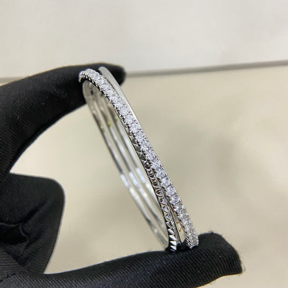 [Blue Tears Jewelry]ETINCELLE HALF-PAVED DIAMOND BRACELET