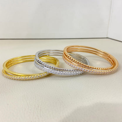 [Blue Tears Jewelry]ETINCELLE HALF-PAVED DIAMOND BRACELET