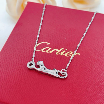 [Blue Tears Jewelry]PANTHERE FULL DIAMOND NECKLACE
