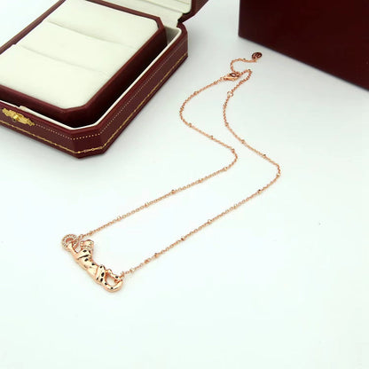 [Blue Tears Jewelry]PANTHERE FULL DIAMOND NECKLACE