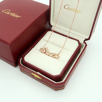 [Blue Tears Jewelry]PANTHERE FULL DIAMOND NECKLACE