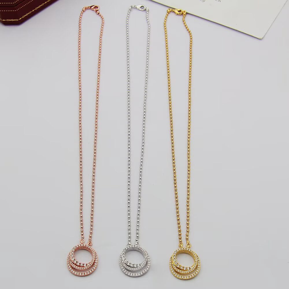 [Blue Tears Jewelry]ETINCELLE  FULL DIAMOND NECKLACE