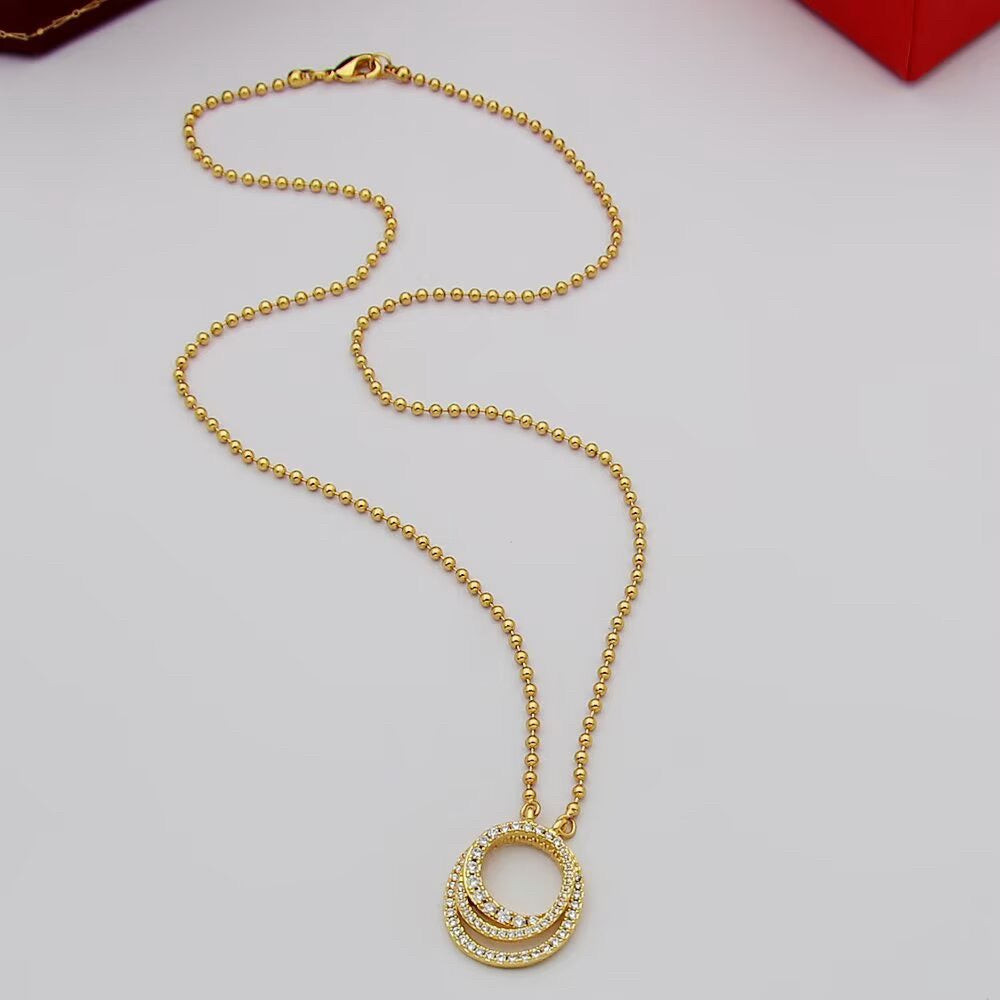 [Blue Tears Jewelry]ETINCELLE  FULL DIAMOND NECKLACE