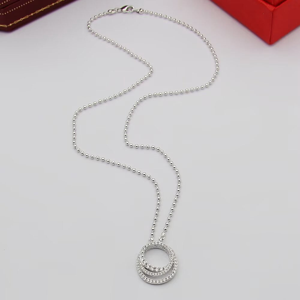 [Blue Tears Jewelry]ETINCELLE  FULL DIAMOND NECKLACE