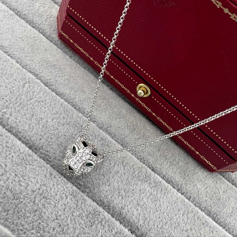 [Blue Tears Jewelry]PANTHERE FULL DIAMOND NECKLACE