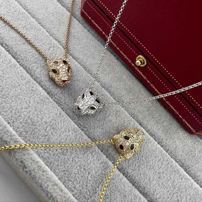 [Blue Tears Jewelry]PANTHERE FULL DIAMOND NECKLACE