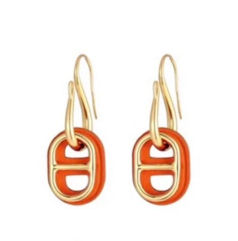 [BLUE TEARS]HM O'MAILLON GOLD EARRINGS