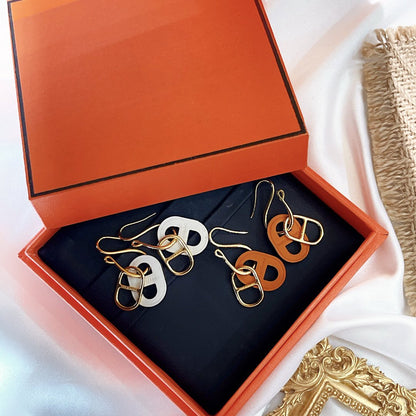 [BLUE TEARS]HM O'MAILLON GOLD EARRINGS