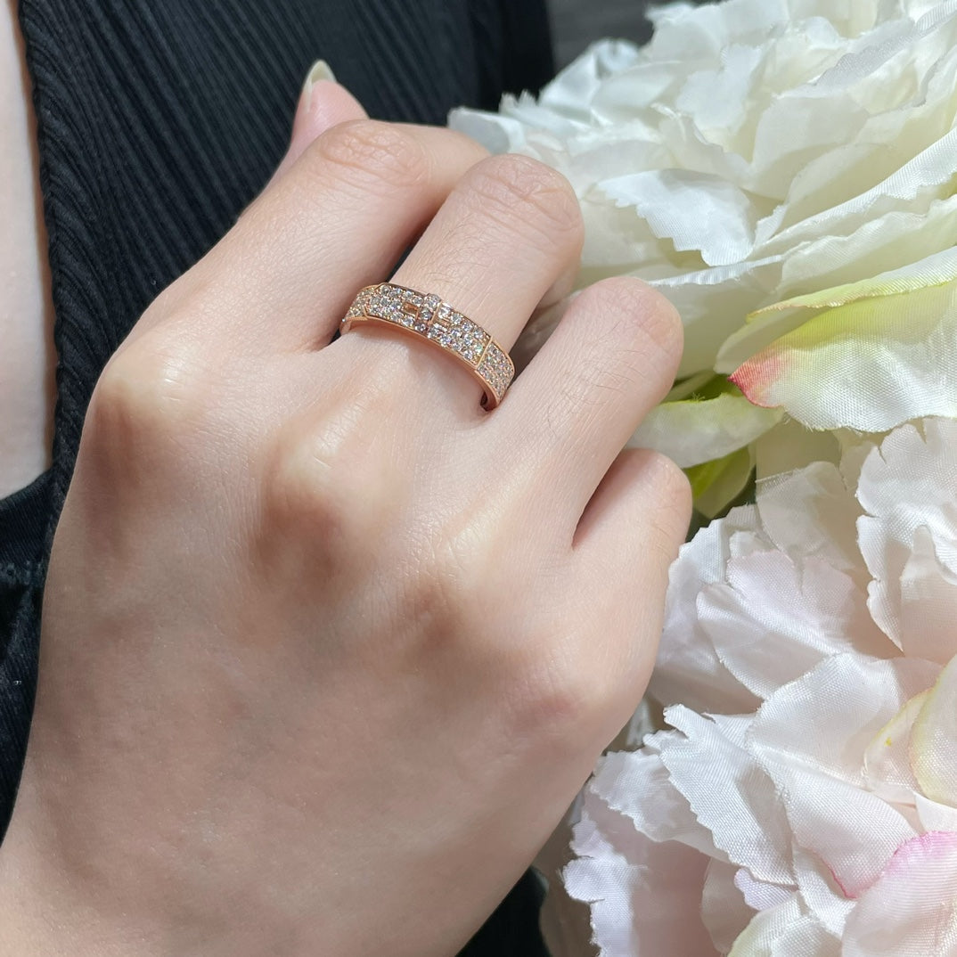 [BLUE TEARS]KELLY PINK GOLD DIAMOND RING