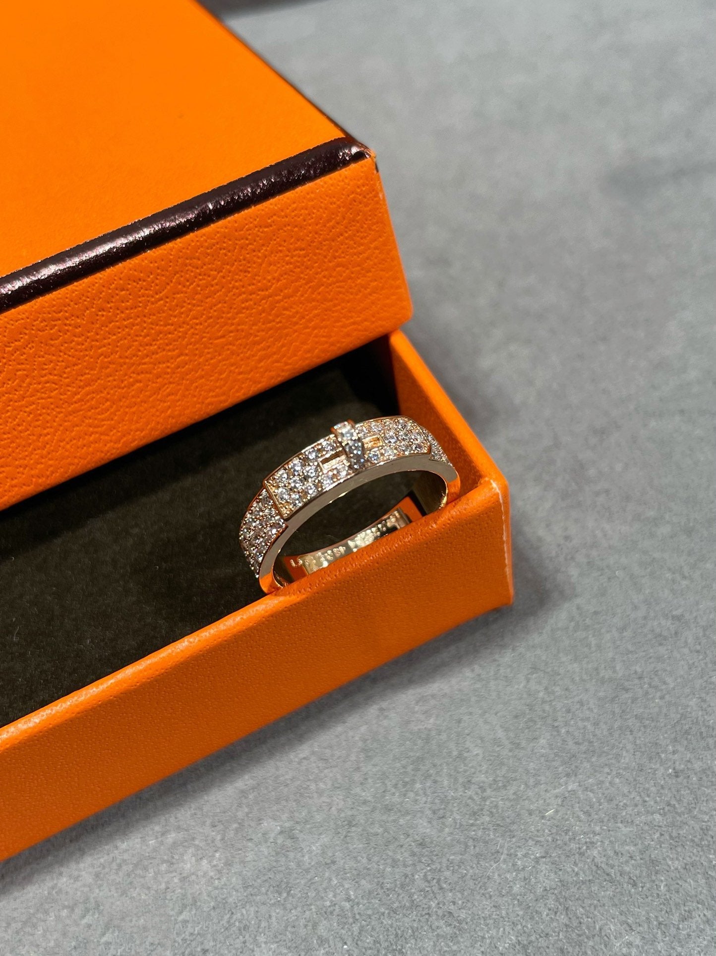 [BLUE TEARS]KELLY PINK GOLD DIAMOND RING