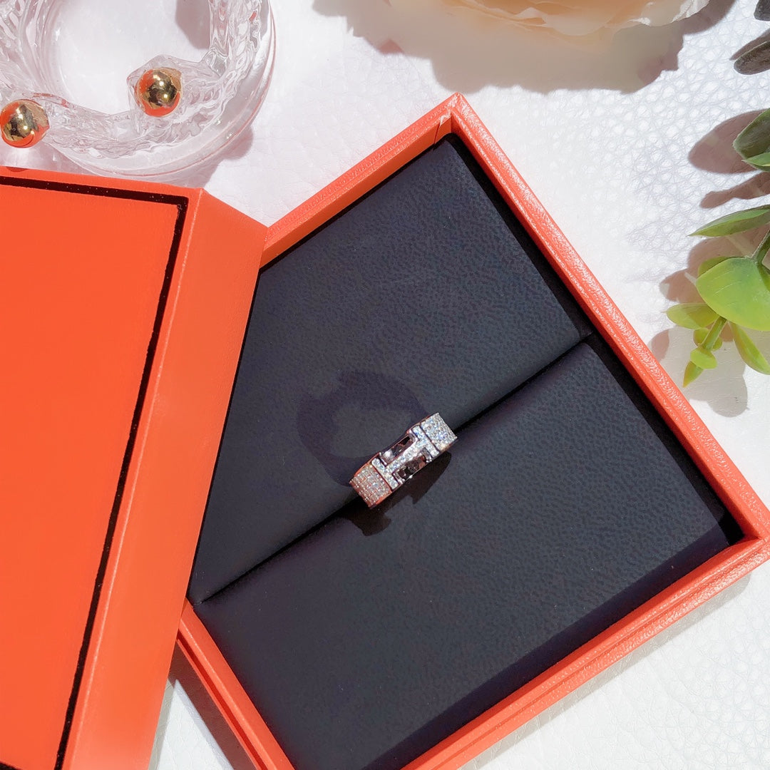 [BLUE TEARS]H RING FULL DIAMOND