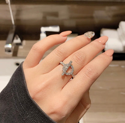 [BLUE TEARS]ECHAPPEE RING SILVER DIAMOND