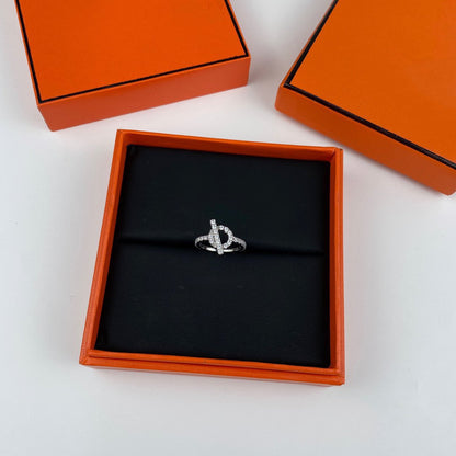[BLUE TEARS]ECHAPPEE RING SILVER DIAMOND